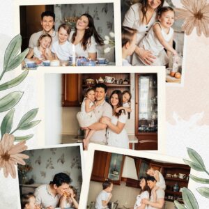 Floral Family Memories Collage