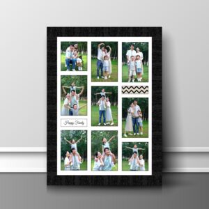 K1Gifts Personalized Photo Collage Frame, Anniversary Photo Collage Gift, Wedding Gift, For Friend, Birthday Gift, Valentine's day Family Frame 01